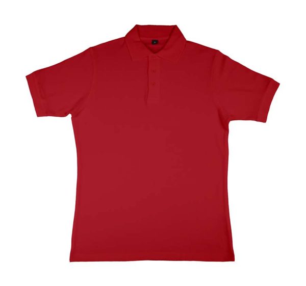 Charlton Mens Viscose Cotton Pique Polo Kleur Red