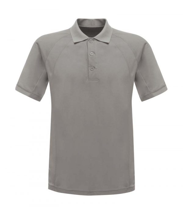 Coolweave Wicking Polo Kleur Silver Grey