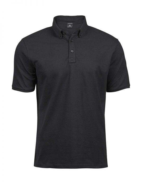 Fashion Luxury Stretch Polo Kleur Black