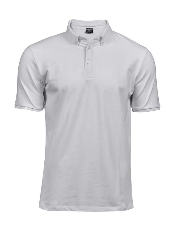 Fashion Luxury Stretch Polo Kleur White