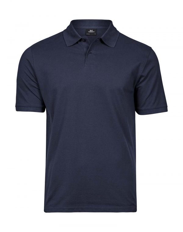 Heavy Polo Pique Kleur Navy