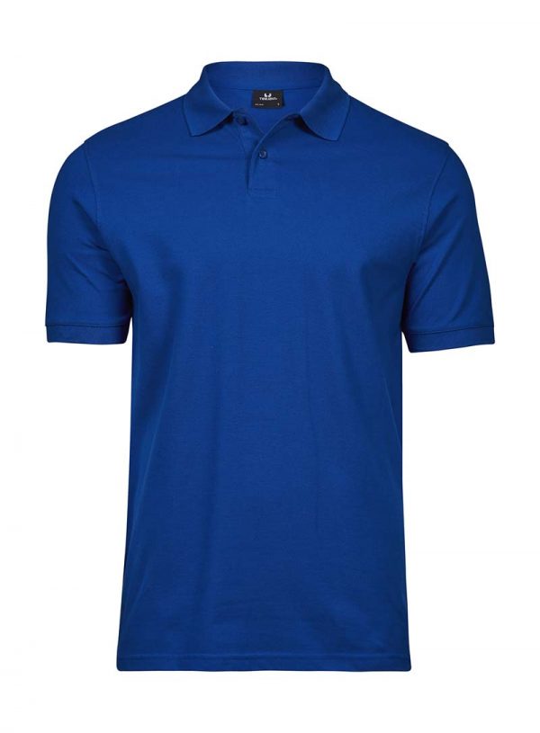 Heavy Polo Pique Kleur Royal