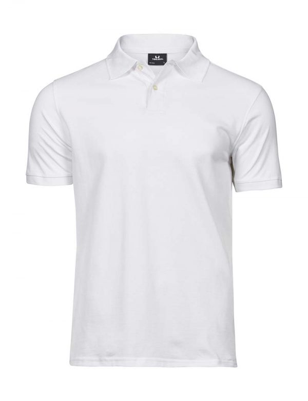 Heavy Polo Pique Kleur White