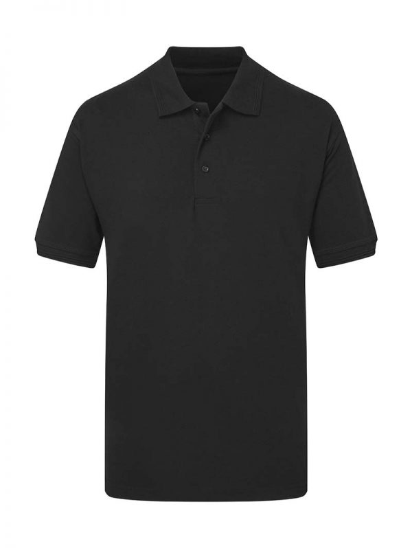 Heavyweight Piqué Polo Kleur Black