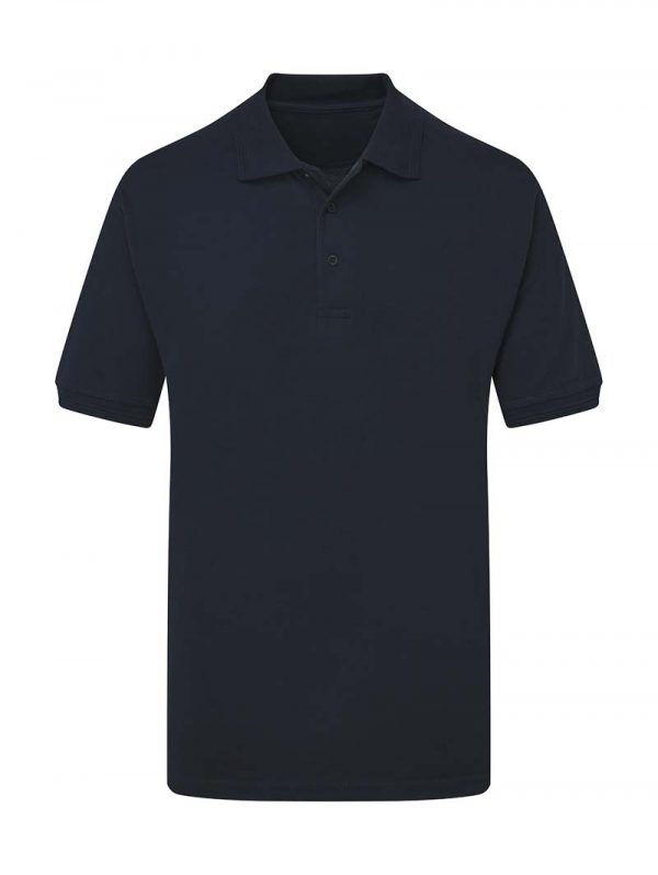 Heavyweight Piqué Polo Kleur Navy