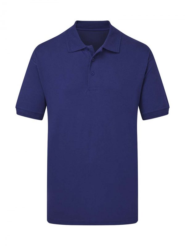 Heavyweight Piqué Polo Kleur Royal Blue