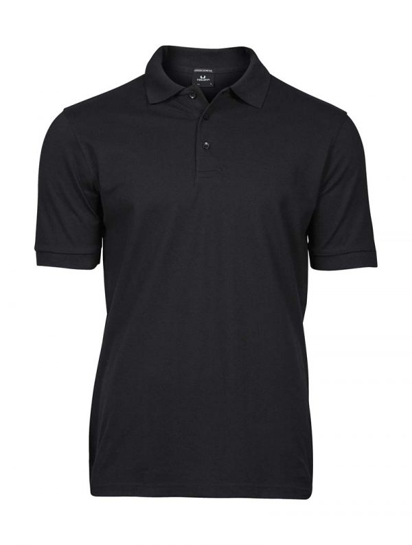 Luxury Stretch Polo Kleur Black