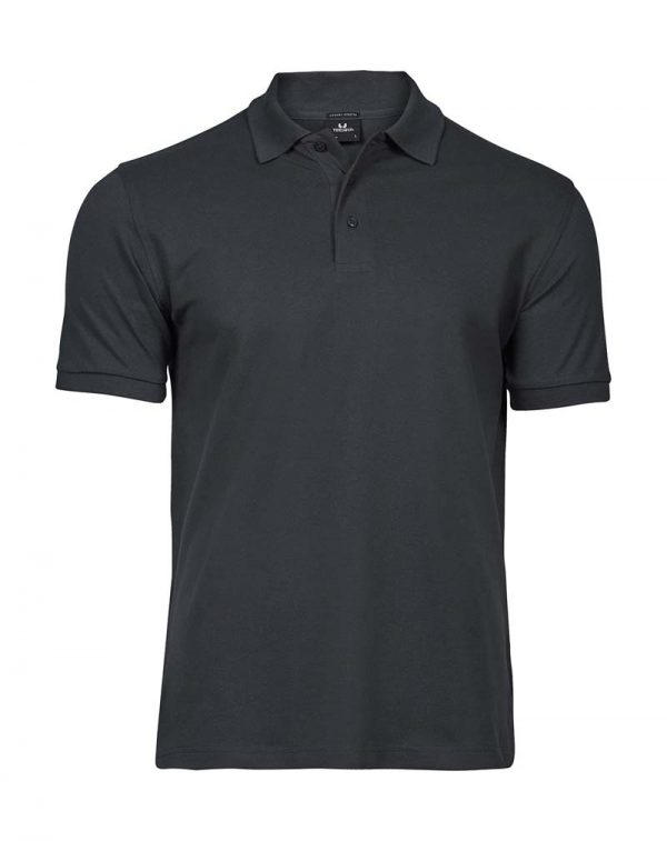 Luxury Stretch Polo Kleur Dark Grey