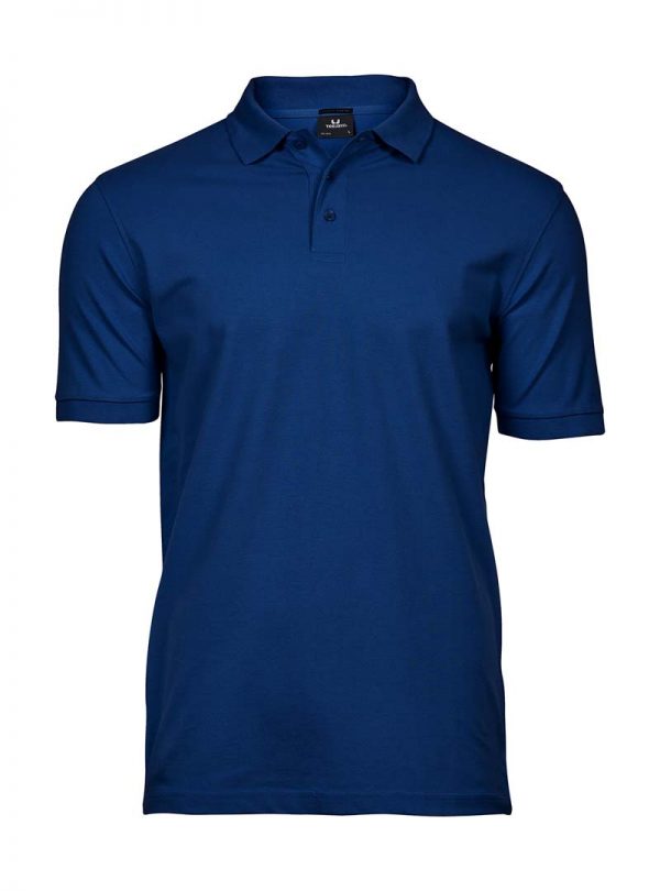 Luxury Stretch Polo Kleur Indigo