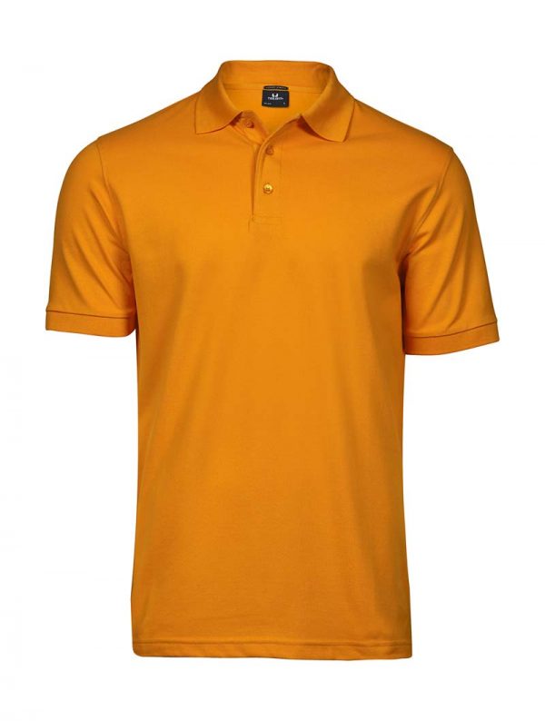 Luxury Stretch Polo Kleur Mandarin