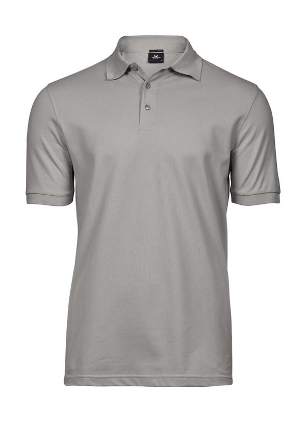 Luxury Stretch Polo Kleur Stone