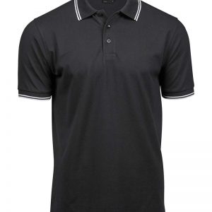 Tee Jays–Luxury Stripe Stretch Polo 1407.