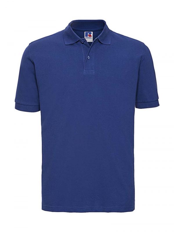 Mens Classic Cotton Polo Kleur Bright Royal