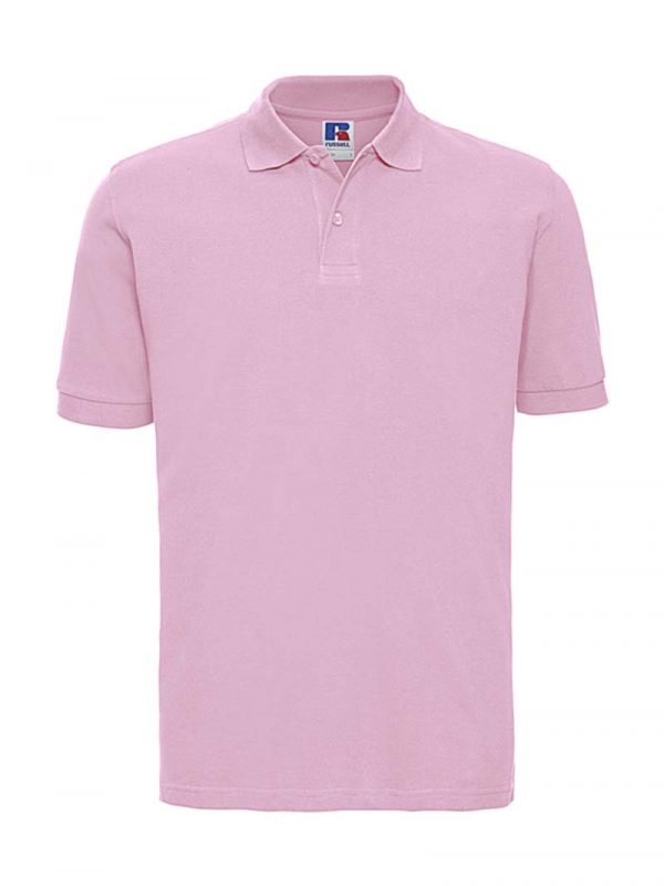 Mens Classic Cotton Polo Kleur Candy Pink