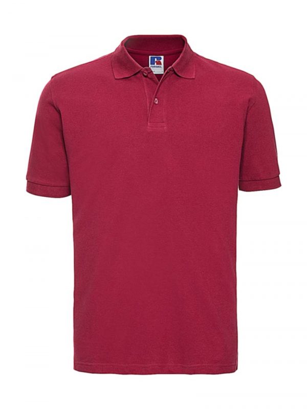 Mens Classic Cotton Polo Kleur Classic Red