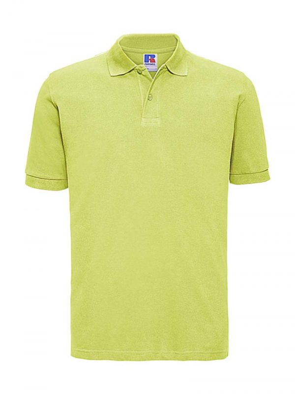 Mens Classic Cotton Polo Kleur Lime