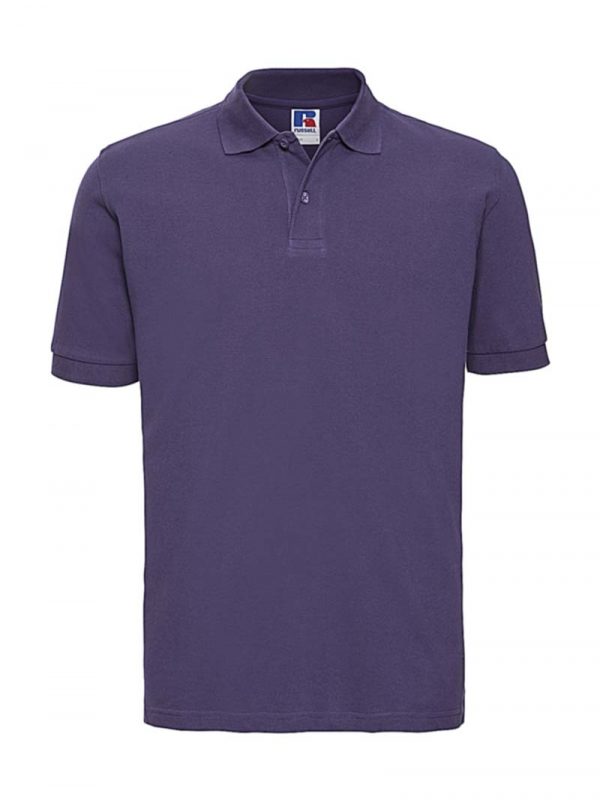 Mens Classic Cotton Polo Kleur Purple