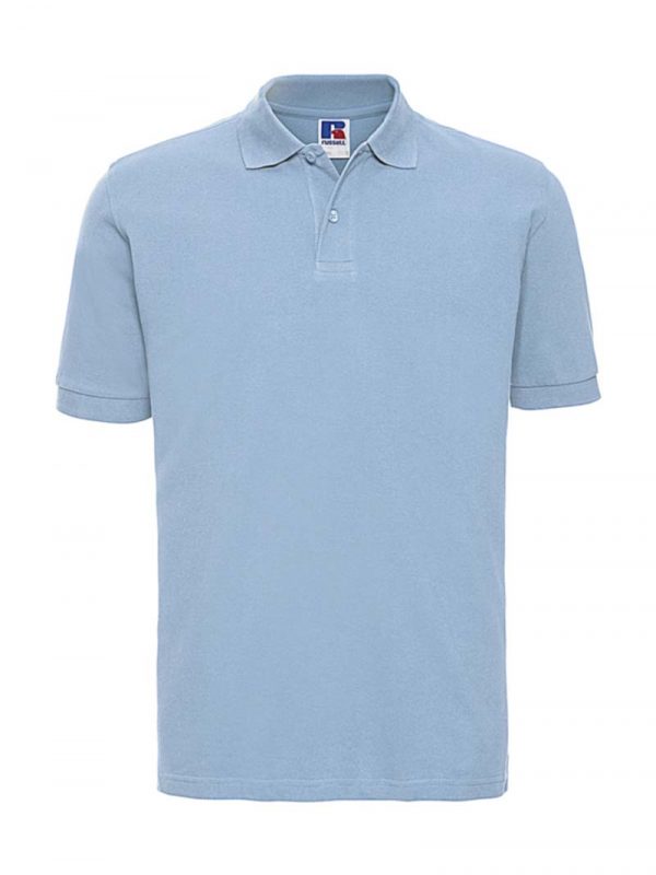 Mens Classic Cotton Polo Kleur Sky