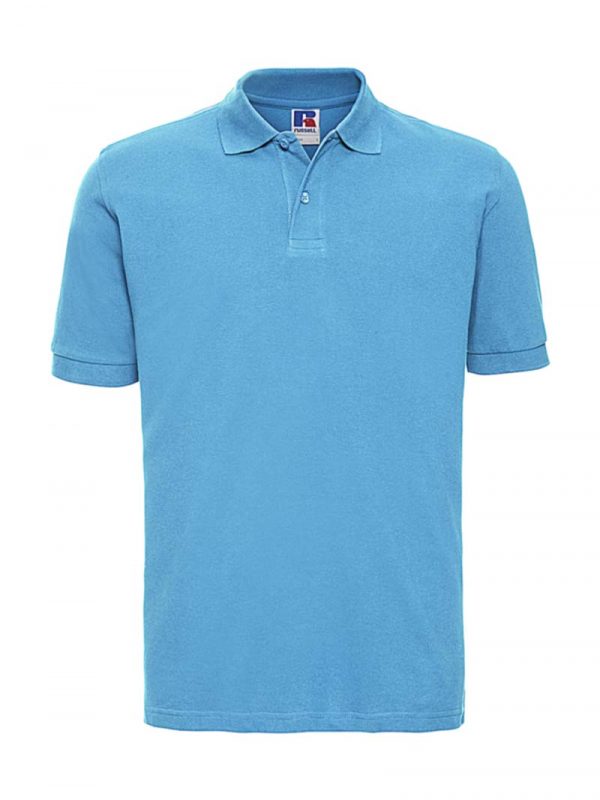 Mens Classic Cotton Polo Kleur Turquoise