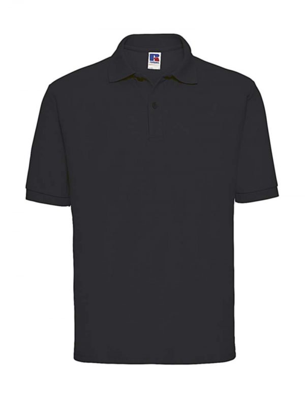 Mens Classic Polycotton Polo Kleur Black