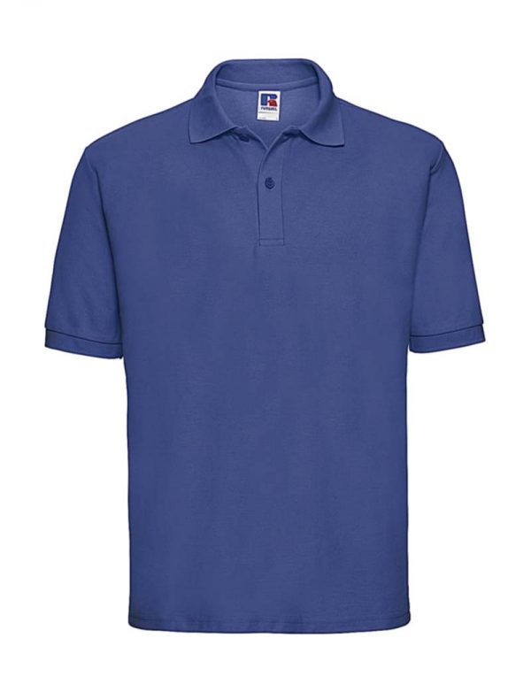 Mens Classic Polycotton Polo Kleur Bright Royal