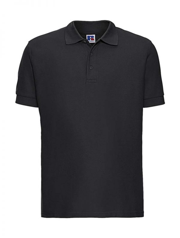 Mens Ultimate Cotton Polo Kleur Black