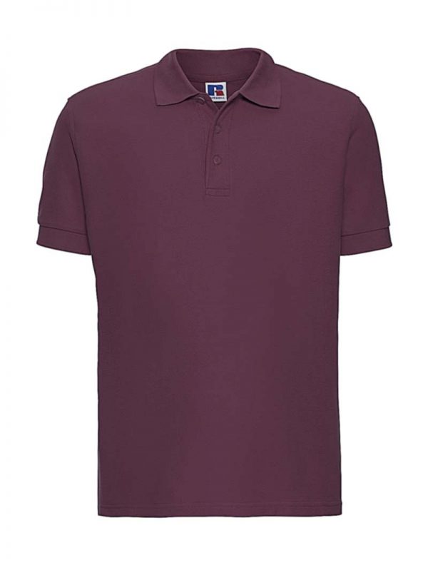 Mens Ultimate Cotton Polo Kleur Burgundy