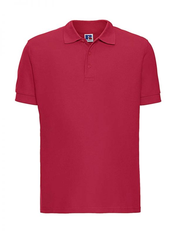 Mens Ultimate Cotton Polo Kleur Classic Red