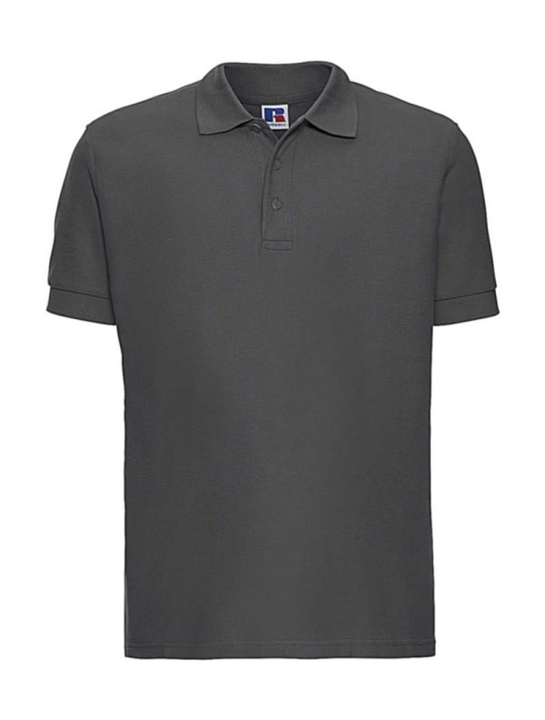 Mens Ultimate Cotton Polo Kleur Titanium