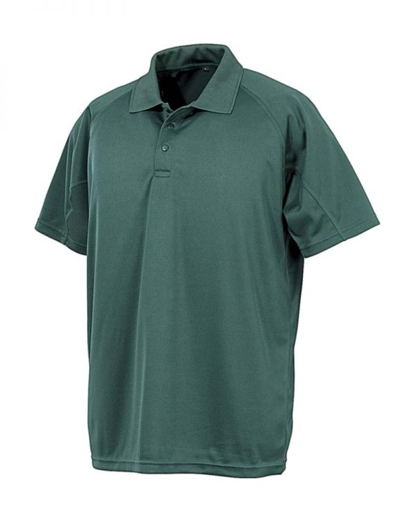 Performance Aircool Polo Kleur Flo Bottle Green