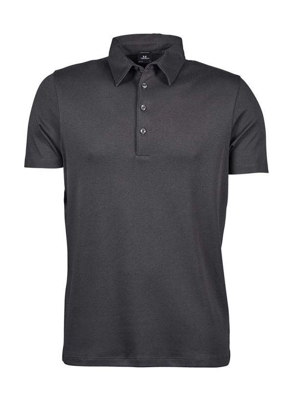 Pima Cotton Polo Kleur Dark Grey