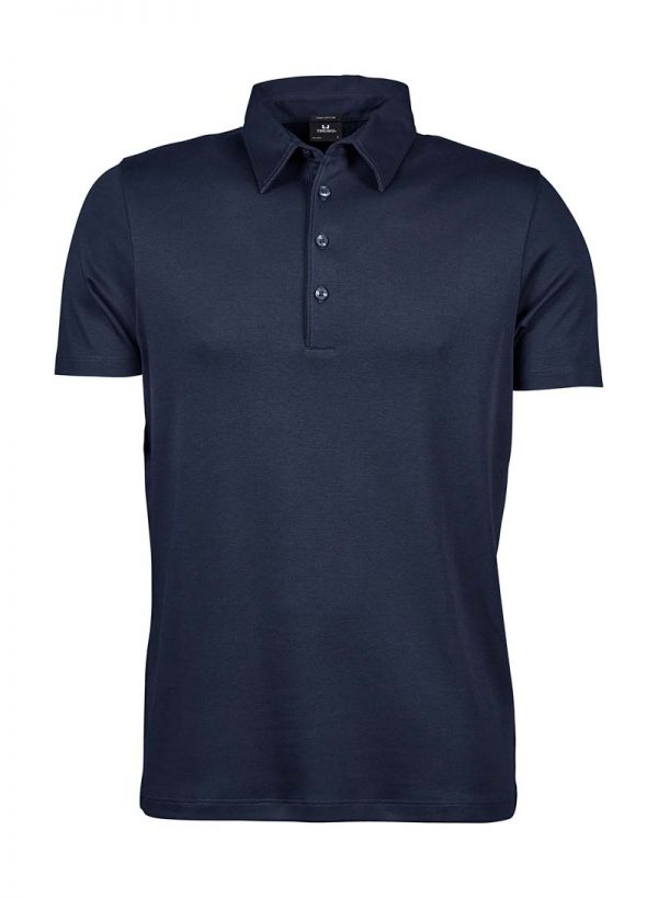 Pima Cotton Polo Kleur Navy