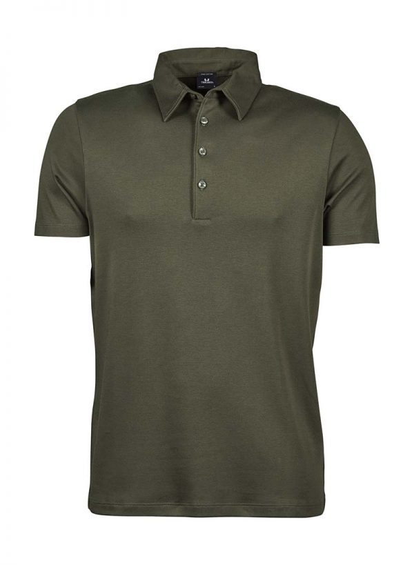 Pima Cotton Polo Kleur Olive