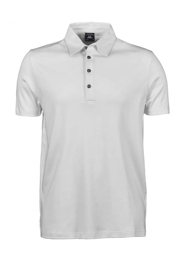 Pima Cotton Polo Kleur White