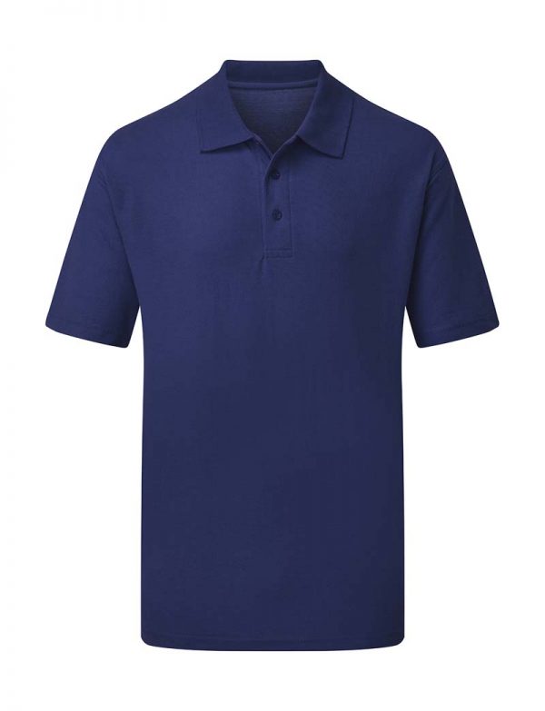 Pique Polo Kleur Royal Blue