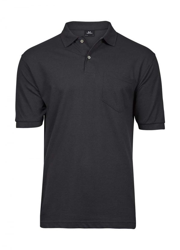 Pocket Polo Kleur Dark Grey