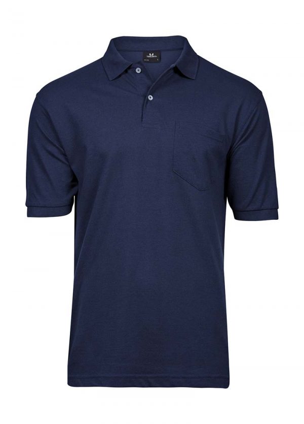 Pocket Polo Kleur Navy