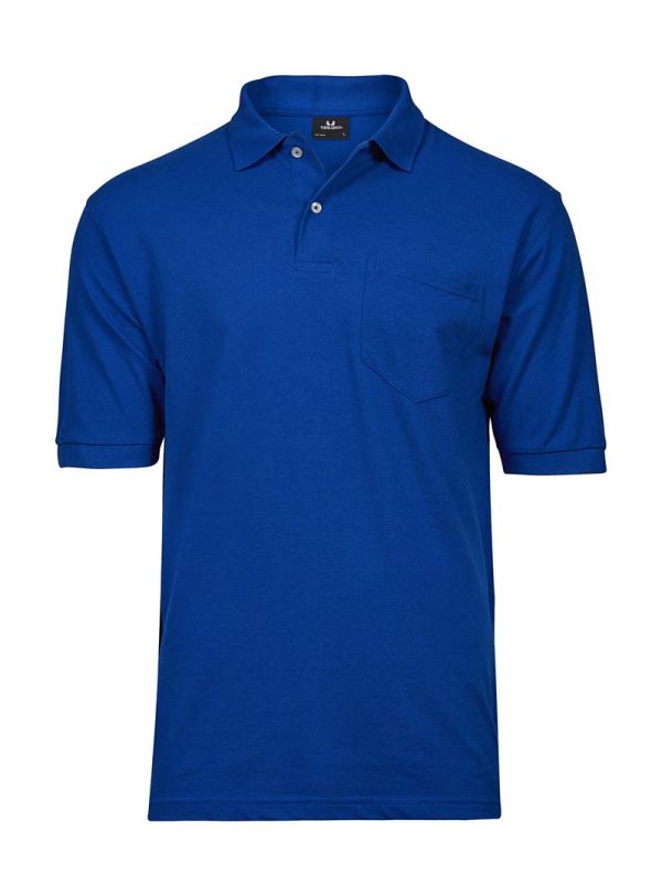 Pocket Polo Kleur Royal