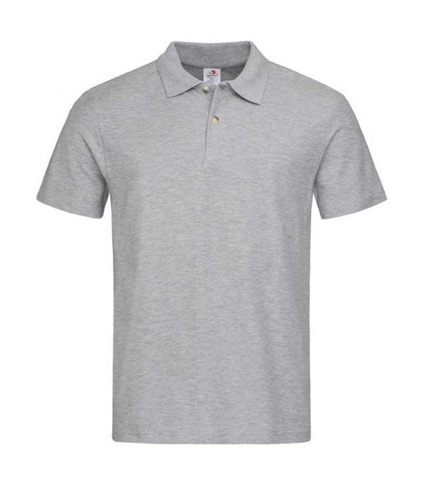 Polo Kleur Grey Heather