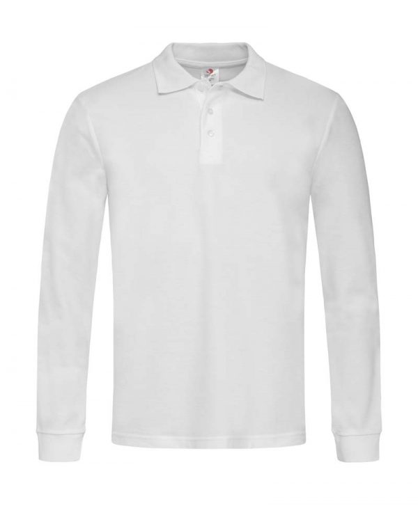 Polo Long Sleeve Kleur White