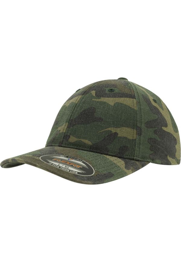 Flexfit Gewassen Camo Green Camo Promo