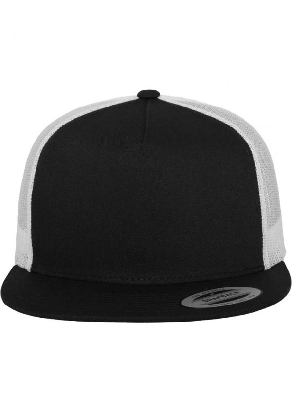 Klassieke Trucker 2 Tone 6006 voorzijde black white