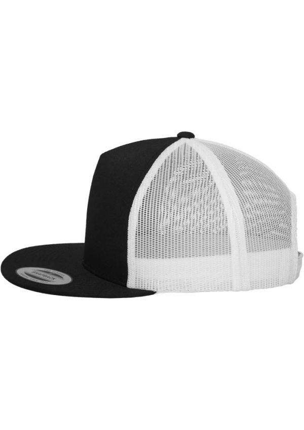 Klassieke Trucker 2 Tone 6006T L zijfront black white