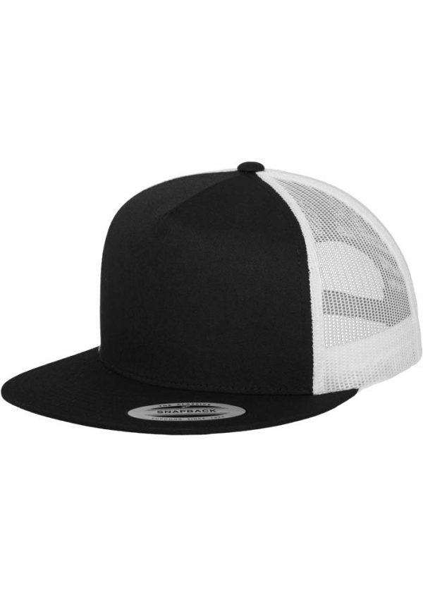 Klassieke Trucker 2 Tone 6006T zijfront black white