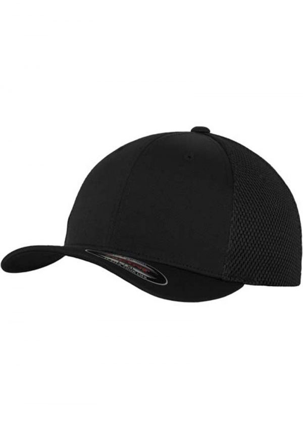 Tactel Mesh Cap Kleur Zwart