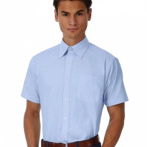 B&C: Oxford SSL-Men Shirt-SMO02.