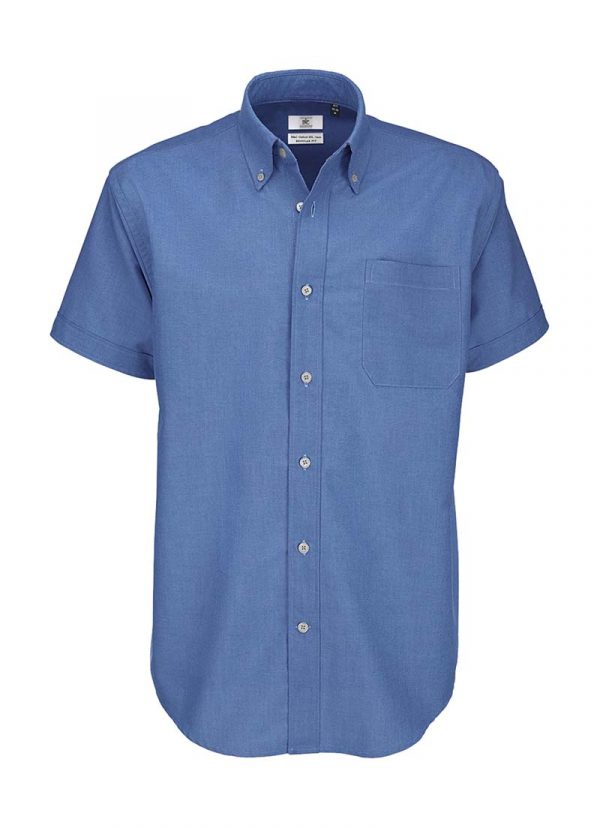 Oxford SSLmen Shirt BC Kleur Blue Chip