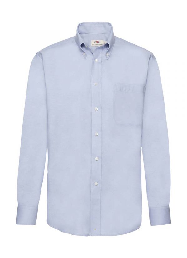 Oxford Shirt Long Sleeve Kleur Oxford Blue