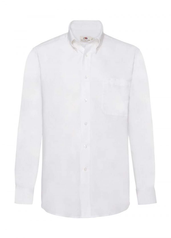 Oxford Shirt Long Sleeve Kleur White