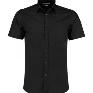 Kustom Kit:Tailored Fit Poplin Shirt SSL KK141.
